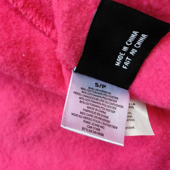 Bailey & Bella My Owner Is Single Hot Pink Fleece Dog Hoodie - Picture 7 of 9